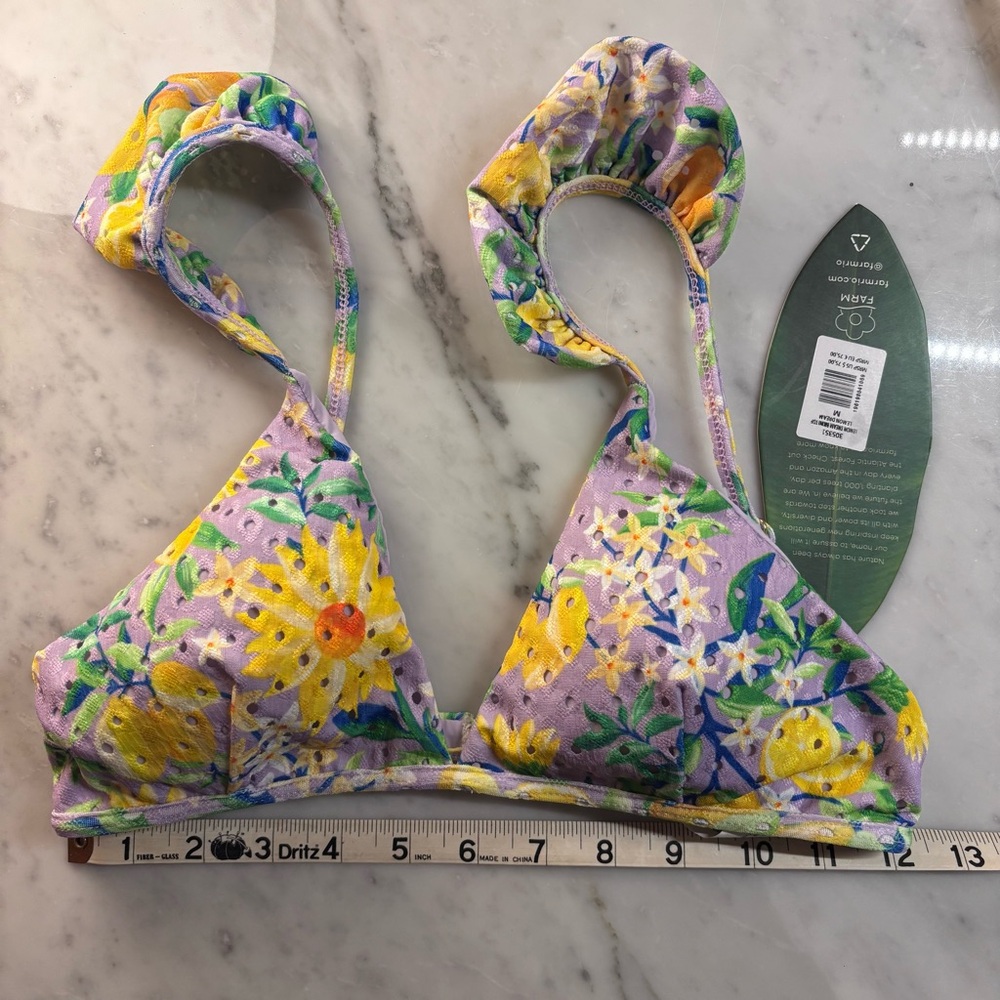 FARM Rio Lemon Bikini Top - Picture 3 of 5